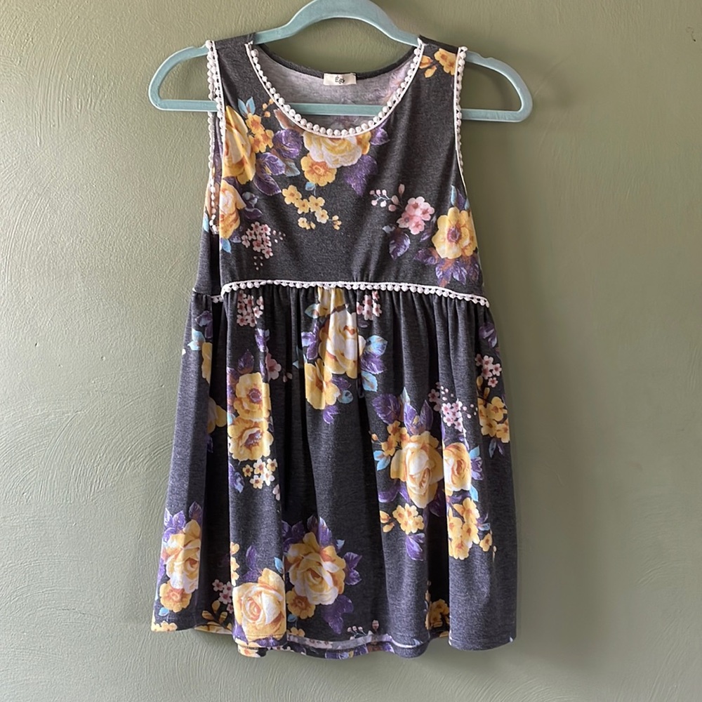 Egs Floral Babydoll Tank